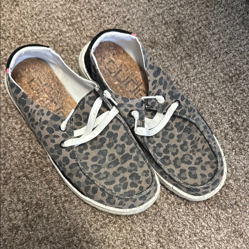 Leopard Print Casual Shoes